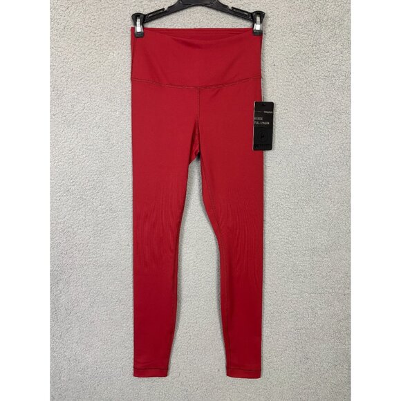 90 Degree by Reflex High Waist Power Flex Tummy Control Leggings Sangria XS NWTs - Picture 1 of 7